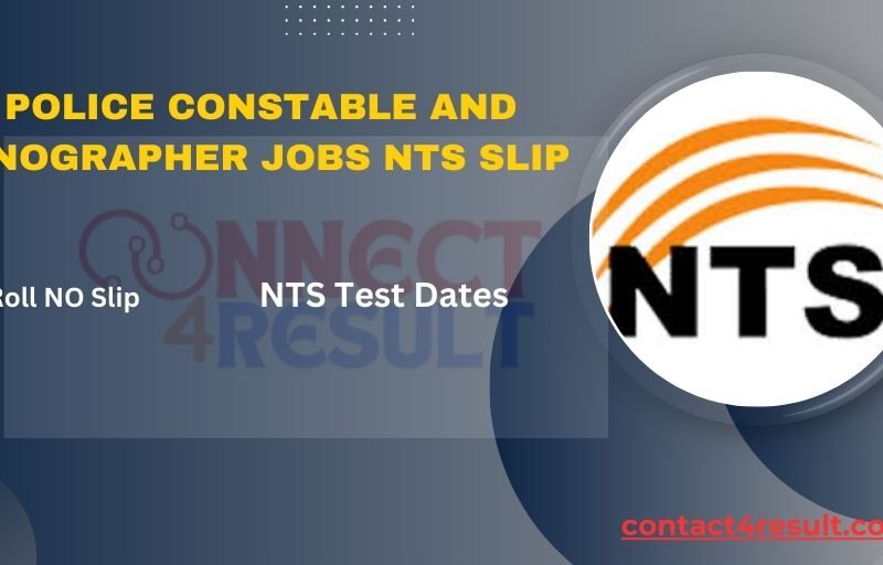 AJK Police Constable and Stenographer Jobs NTS Roll No Slip 2024