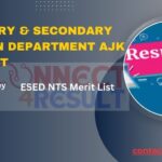 AJK Elementary & Secondary Education Department NTS Result