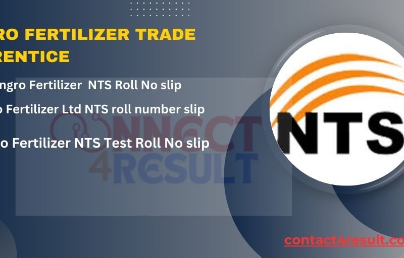 Engro Fertilizer NTS Roll No Slip 2024