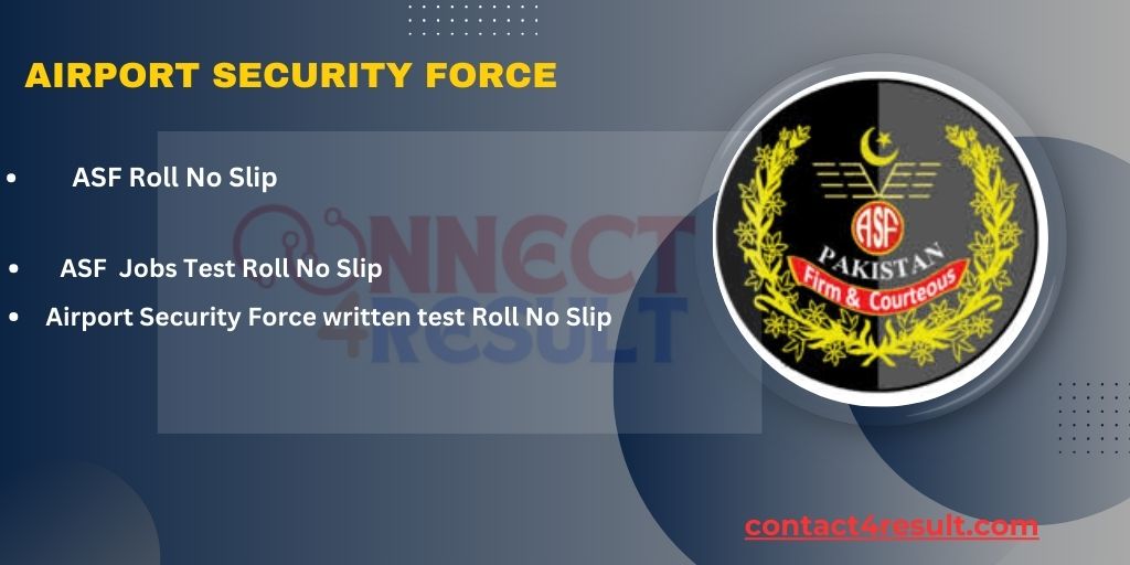 Airport Security Force Jobs Roll no slip