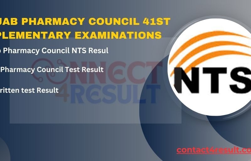 Punjab Pharmacy Council NTS Result 2024